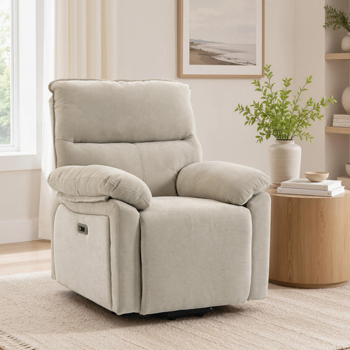 Fauteuil releveur électrique Céleste crème
