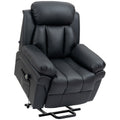 Fauteuil releveur électrique Édouard noir