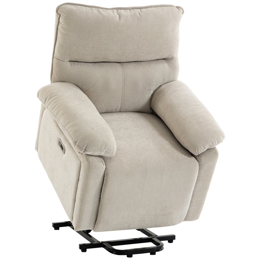 Fauteuil releveur électrique Céleste crème