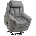 Fauteuil releveur électrique Édouard gris clair