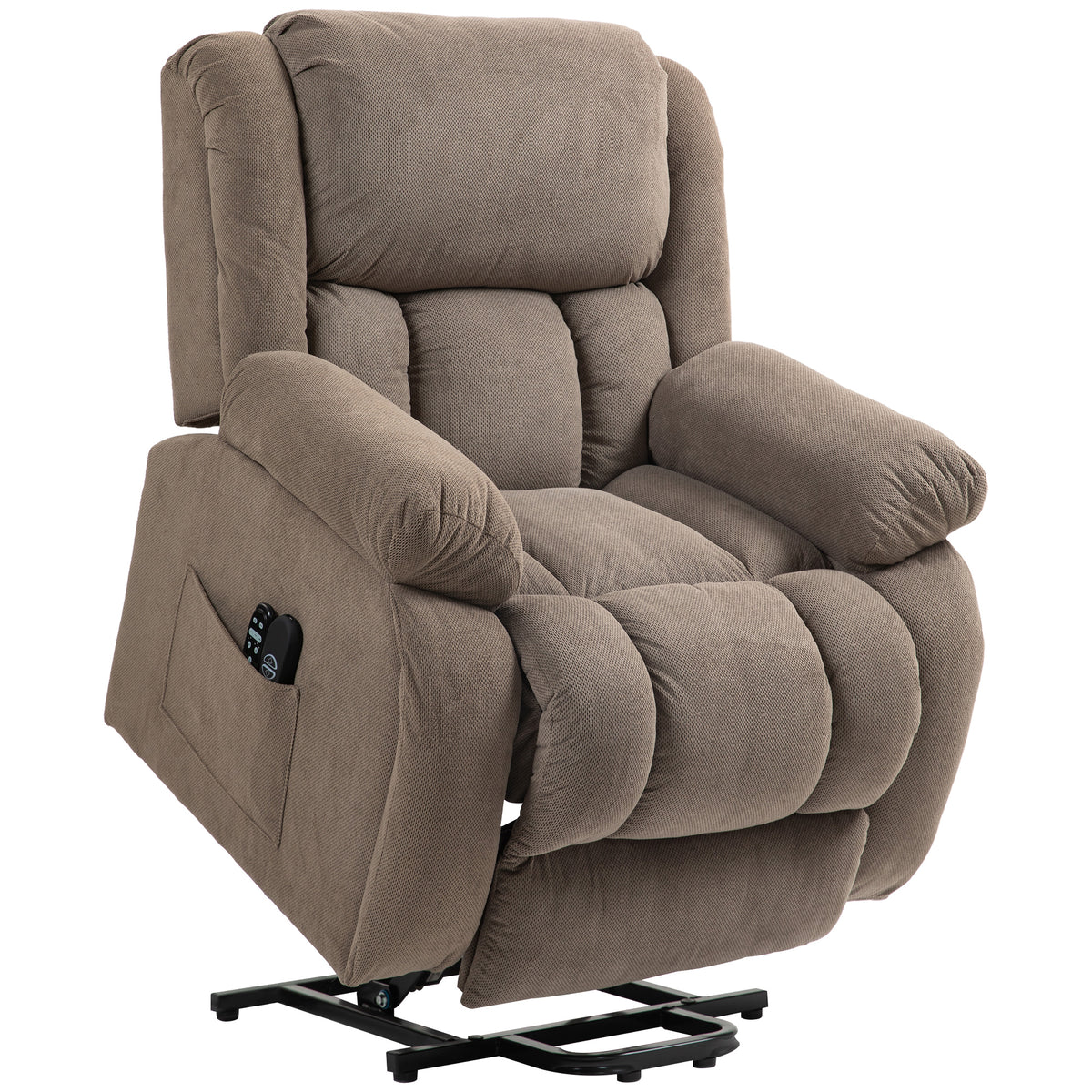 Fauteuil releveur électrique Margaux marron clair